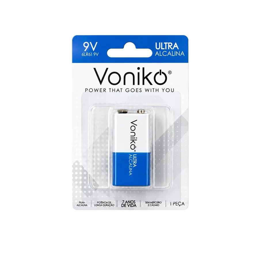 Baterias Especiais — 9V (6LR61) · 9 V