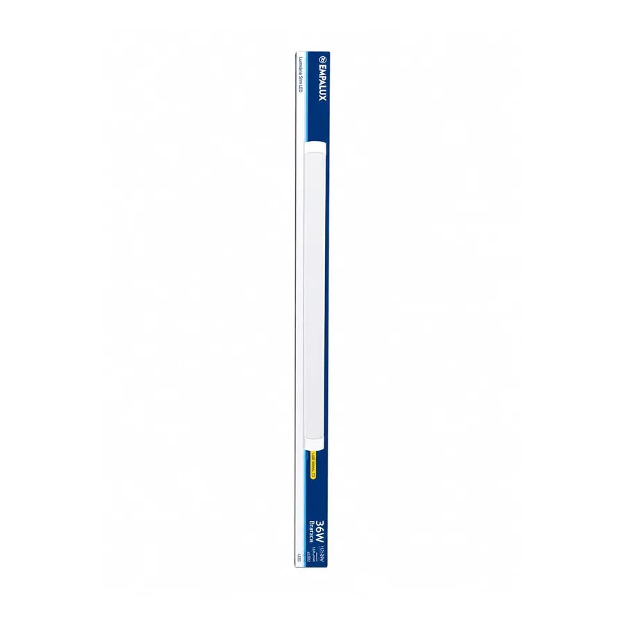 Luminária LED Slim — 36 W · 6000K · 127–220 V (bivolt)