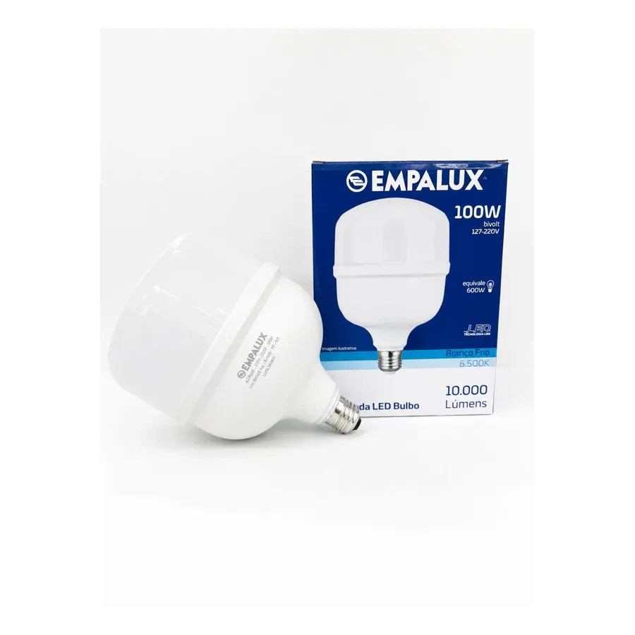 Lâmpada LED Bulbo — 100 W · 6500K · Bivolt (127–220 V)