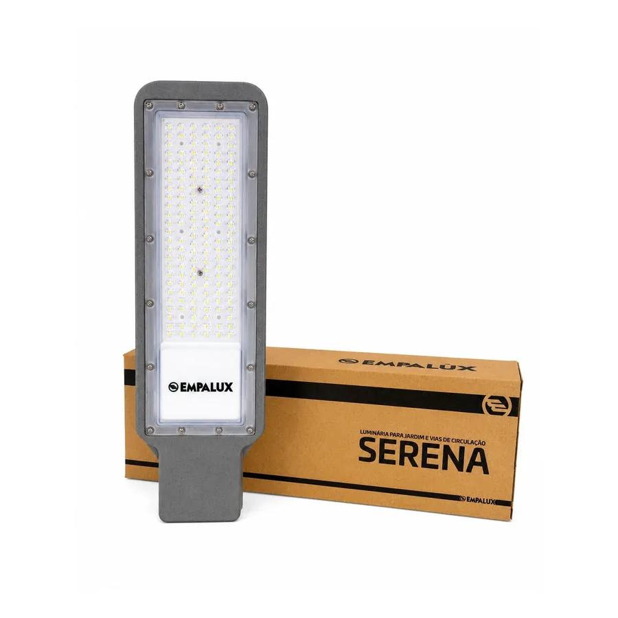Luminária Pública LED Serena IP66 — 100 W · LE10015 – Luminária LED Serena · 5000K