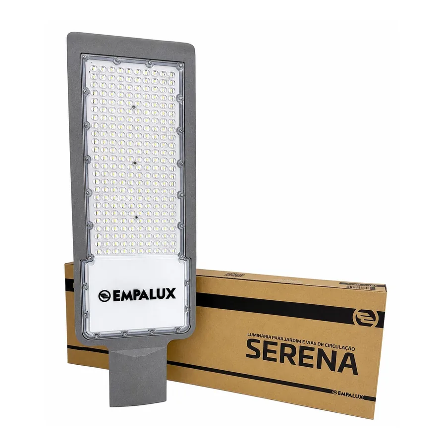 Luminária Pública LED Serena IP66 — 200 W · LE20025 – Luminária LED Serena · 5000K