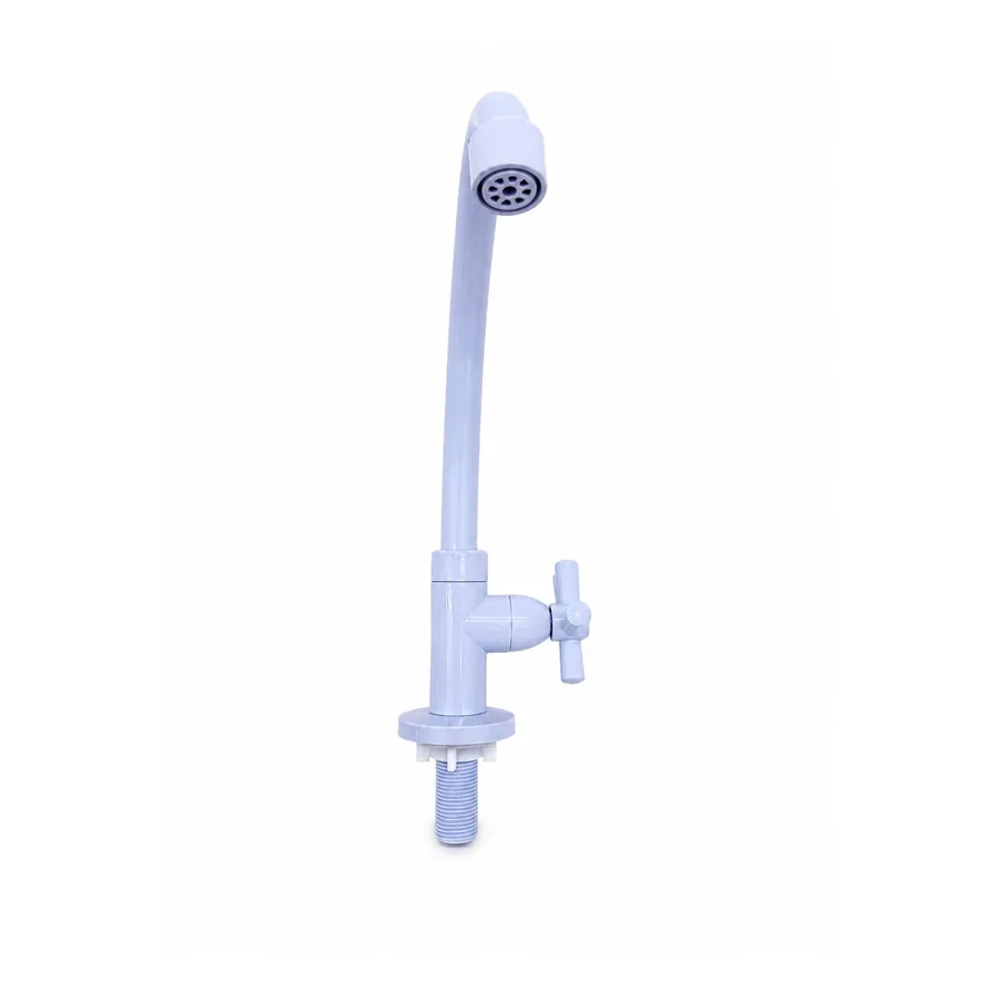 Torneira Para Cozinha De Bancada C31 1168 — 30cm x 16 cm · Branco · TORNEIRA ABS PIA COZ/MESA C31 1/4V 1/2" DN15 BR 1168