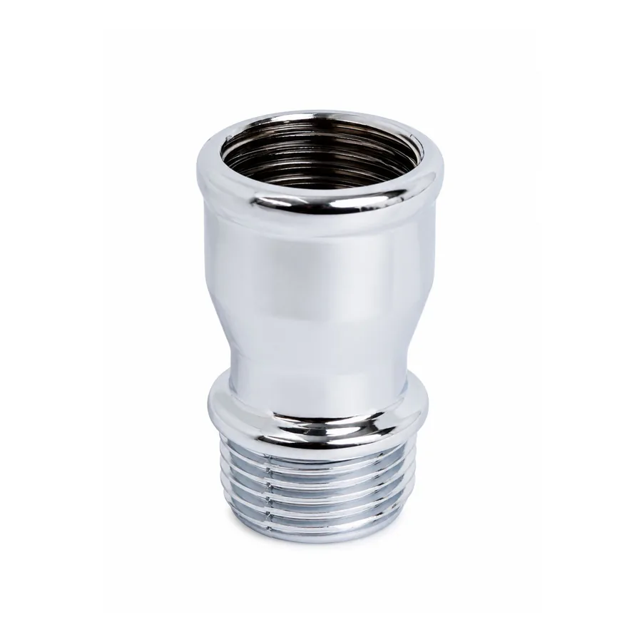 Prolongador 4Cm 1/2 Dn15 — Cromado · Rosca padrão 1/2"